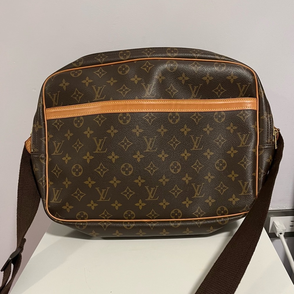 Louis Vuitton Reporter Monogram Canvas Crossbody